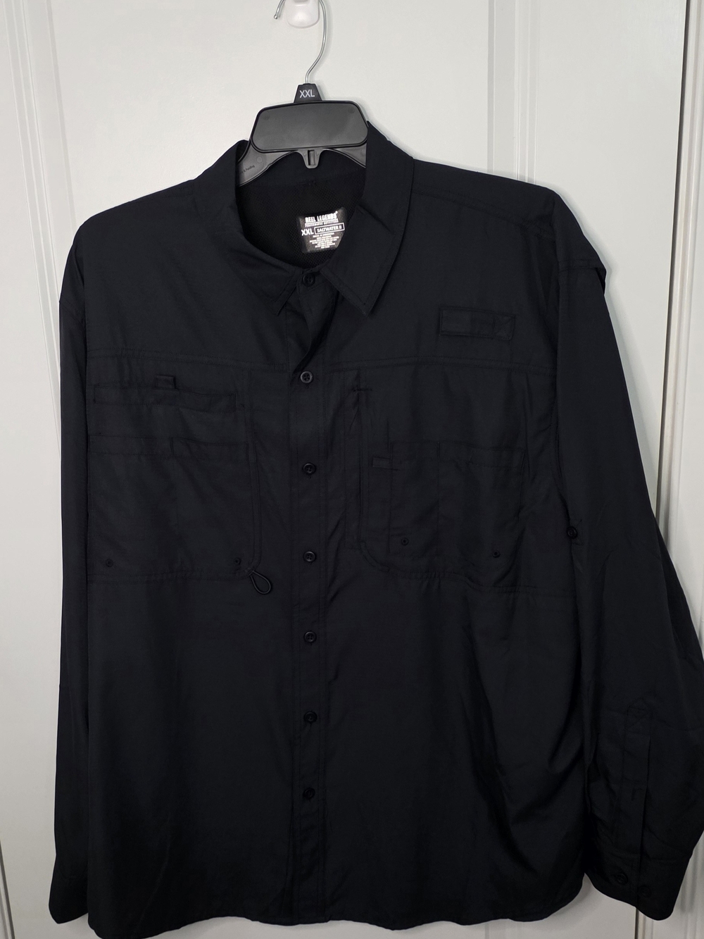 Reel Legends Black Lightweight Saltwater II Utility Shirt Jacket